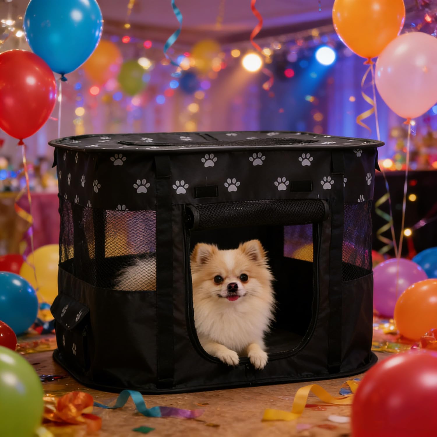 Thumbnail 6 de Floving Tragbares Hundehaus 90x70x60cm