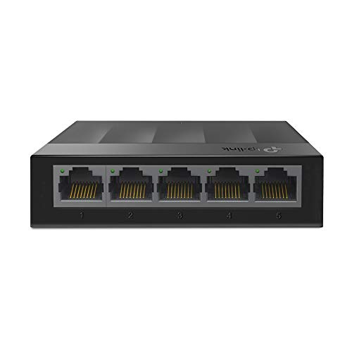 Detalle de TP-Link LS1005G: Switch Gigabit de 5 Puertos, Plug & Play, sin ventilador