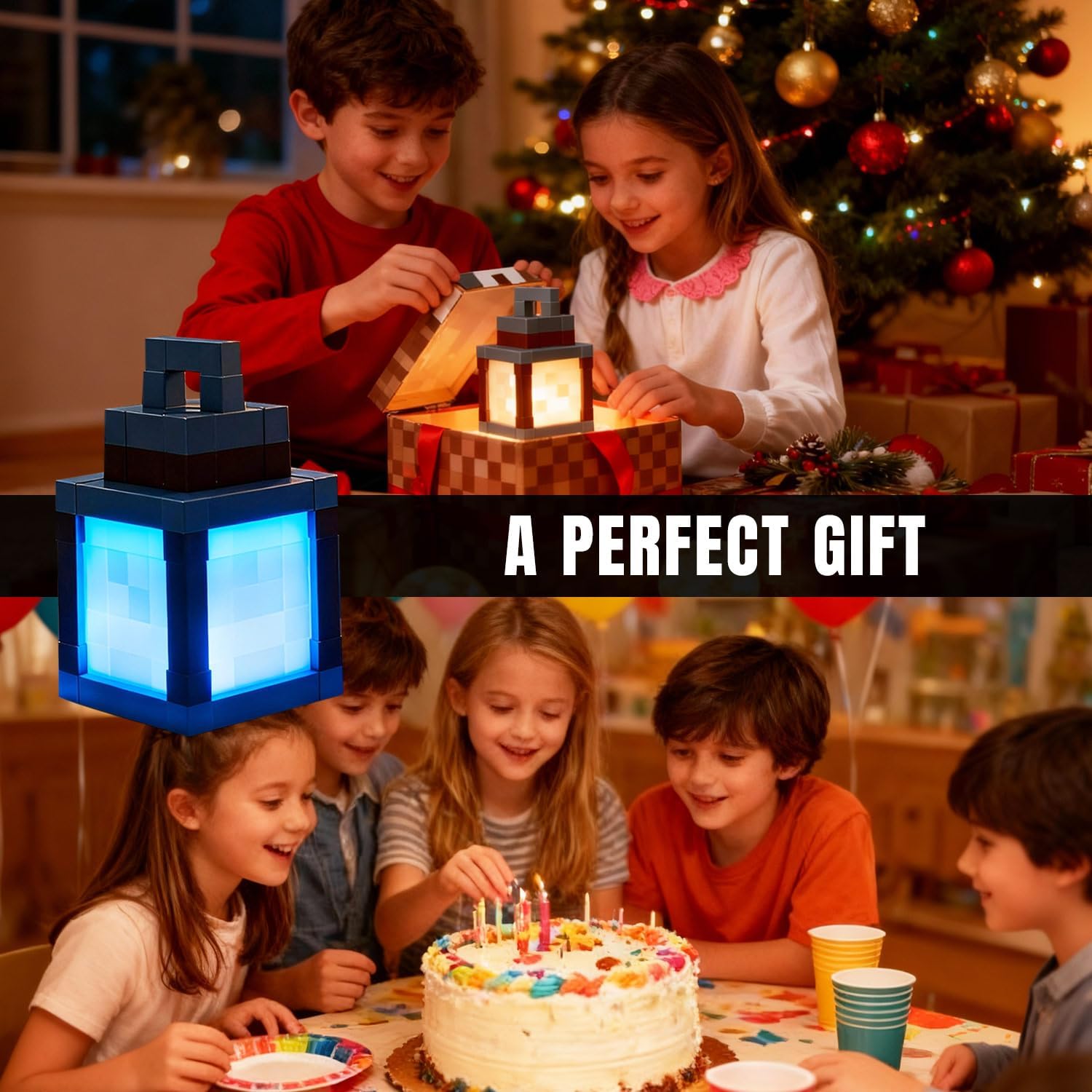 Thumbnail 6 de SUYOMI Light Pixelated Lantern Night Light, 16-Colour LED, Remote Control