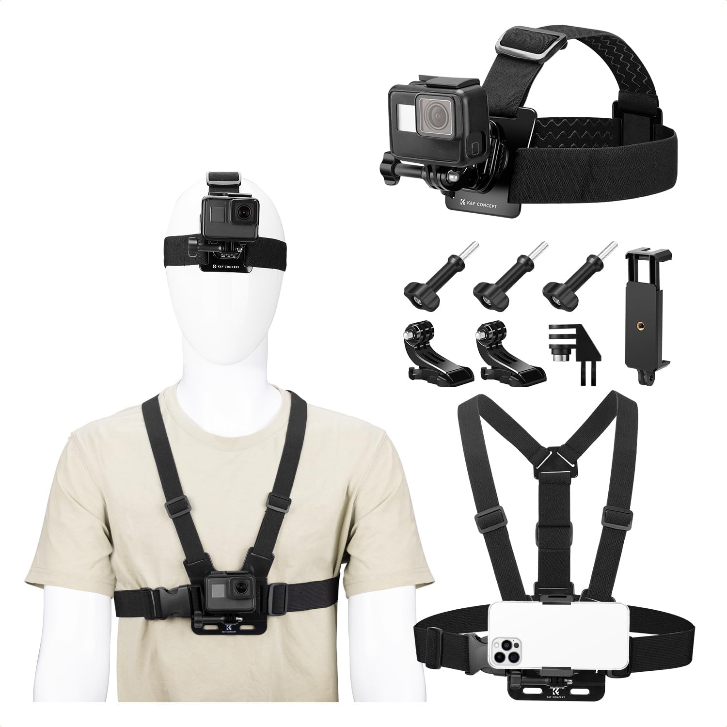 Detalle de K&F CONCEPT Kit Accessori Action Cam