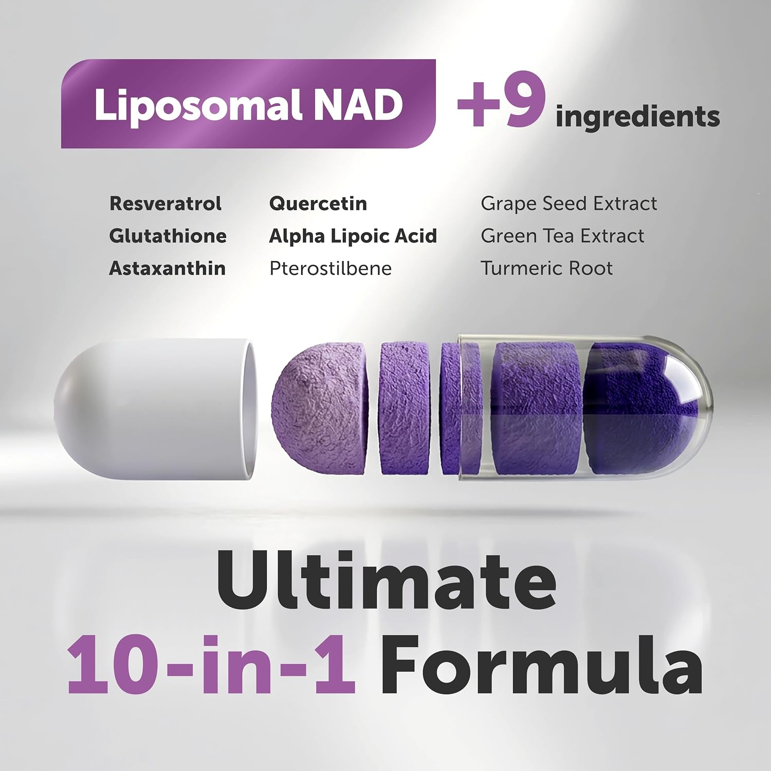Detalle de Micro Ingredients NAD+ Supplement 1,000 mg