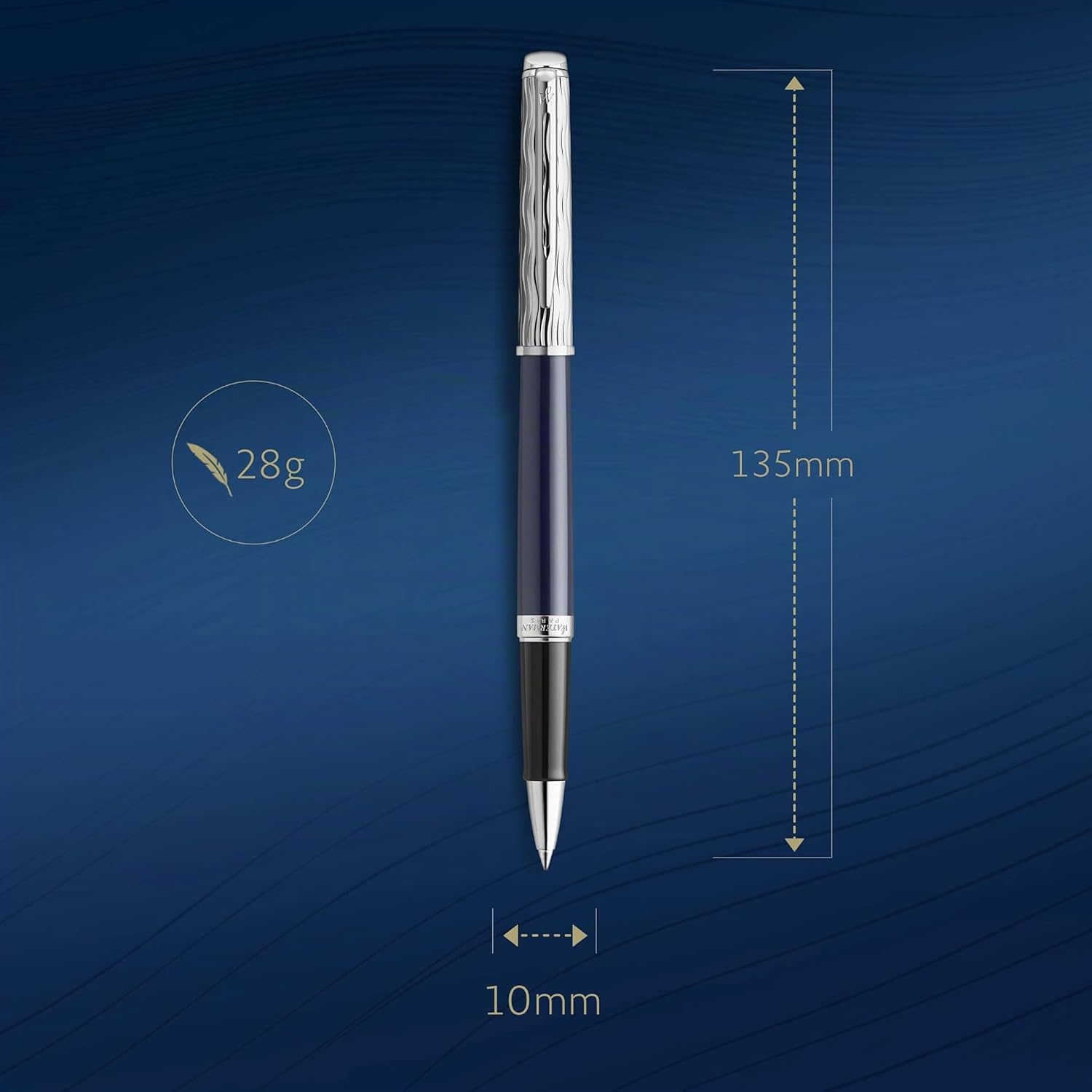 Thumbnail 2 de Waterman Hémisphère Stylo roller Gris Bleu