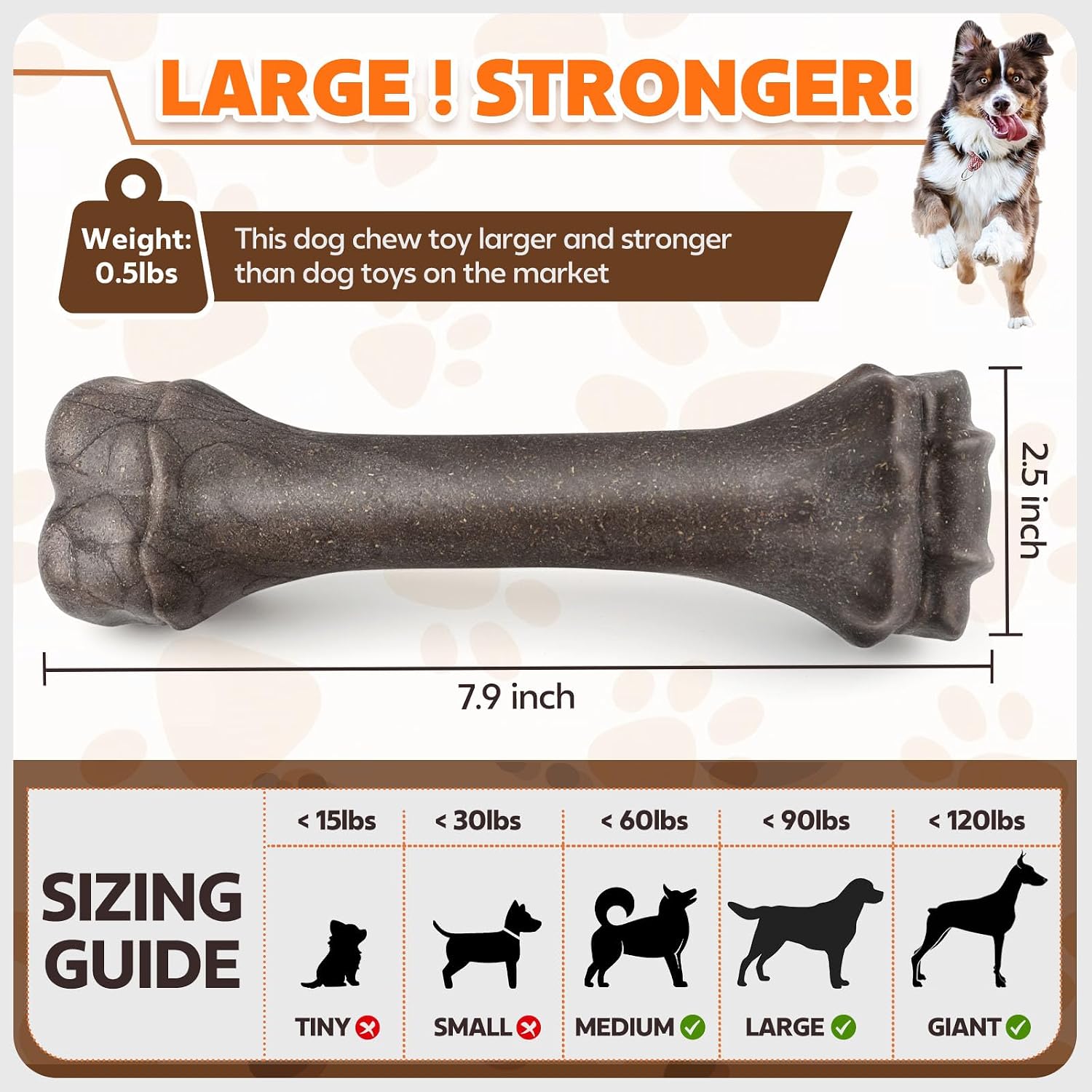 Detalle 2 de Dog Chew Toy for Aggressive Chewers, Nylon