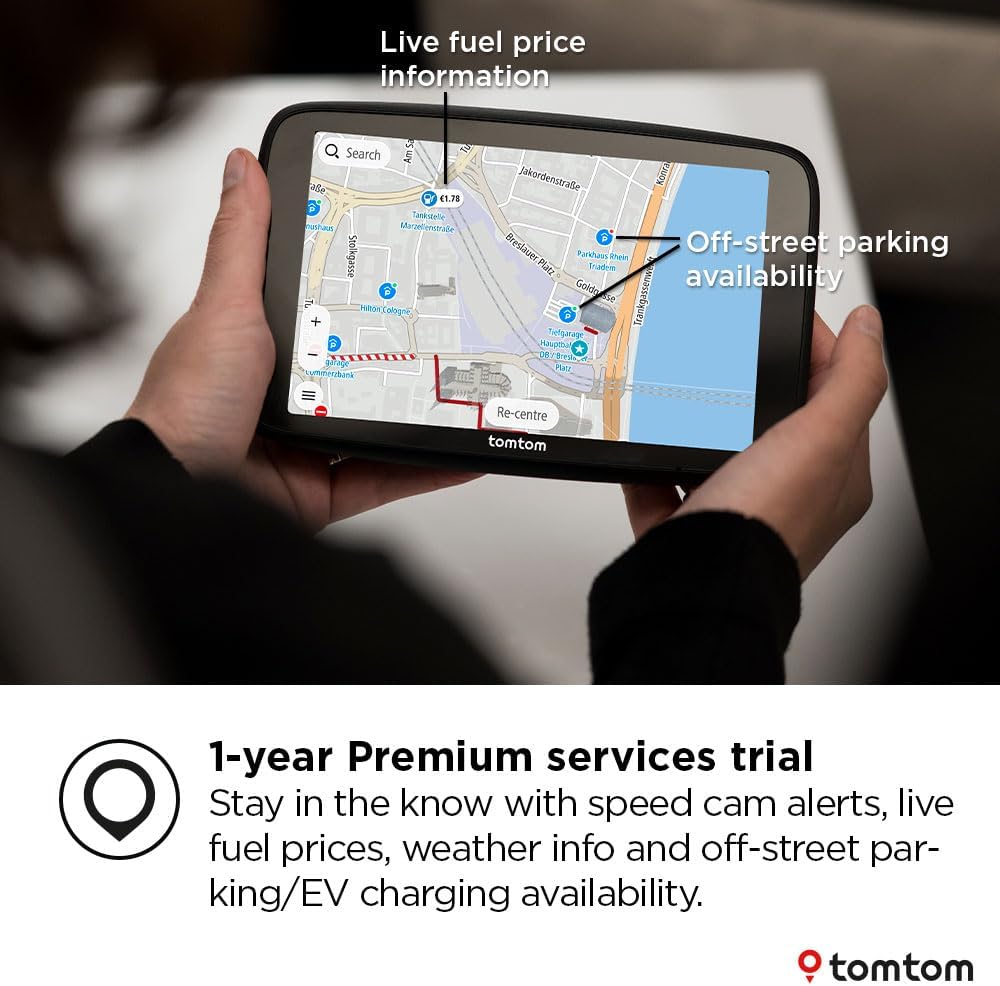Thumbnail 6 de TomTom GO Navigator 2nd gen car sat nav with large 6-inch display, real-time traffic and Speed Camera Alerts trial