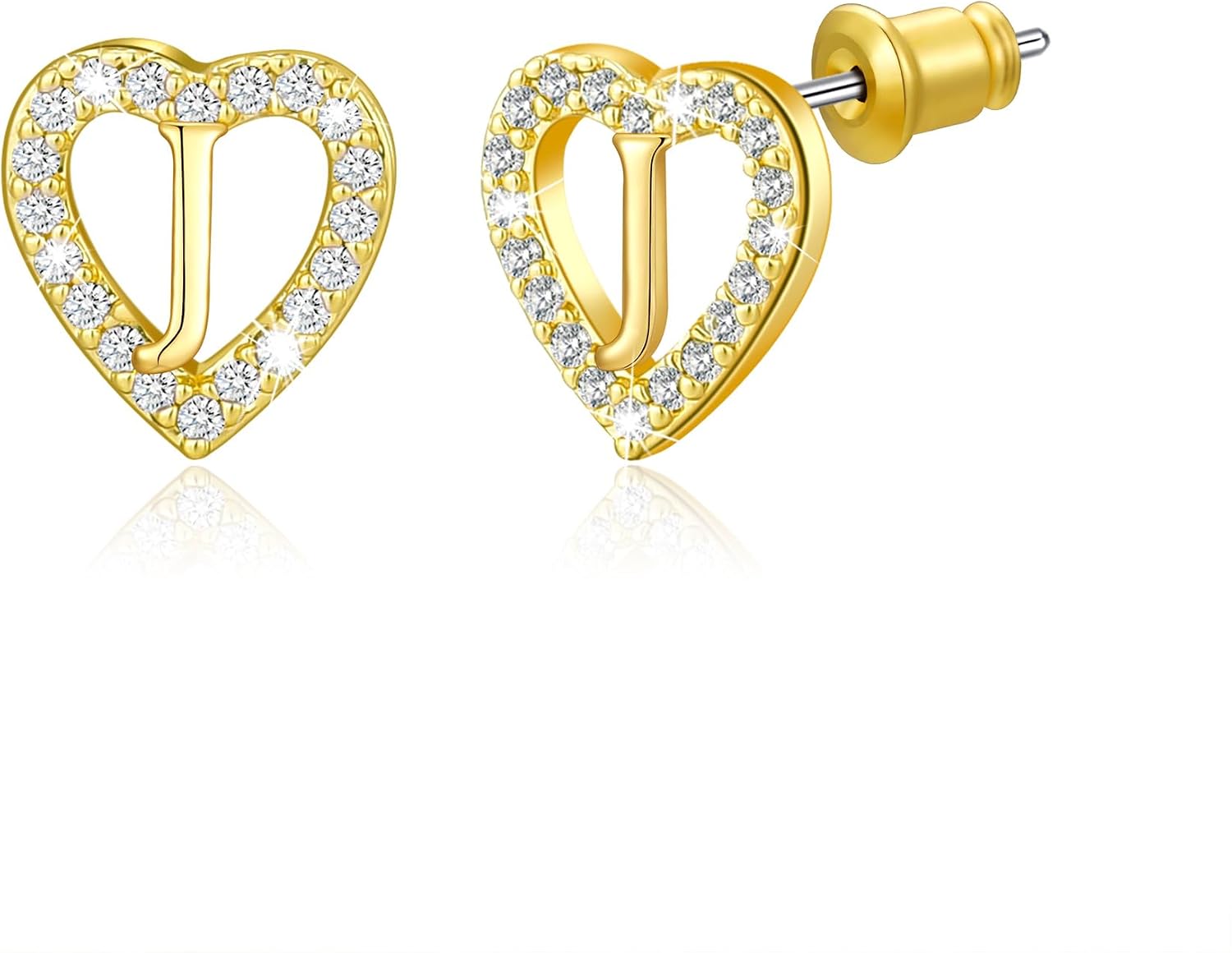 Thumbnail 6 de Miss Chipmunk Heart Stud Earrings