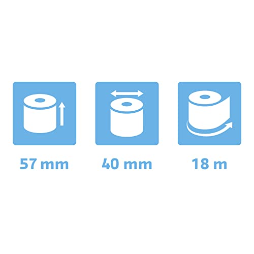 Thumbnail 3 de Exacompta 40339E – Carton de 50 bobines pour tickets de carte bancaire, 57 mm x 40 mm