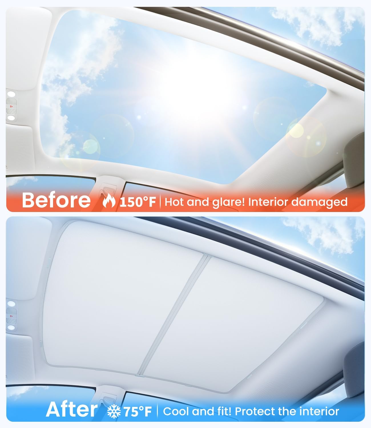 Thumbnail 1 de Zanch Model Y sunshade roof 30°F cooling