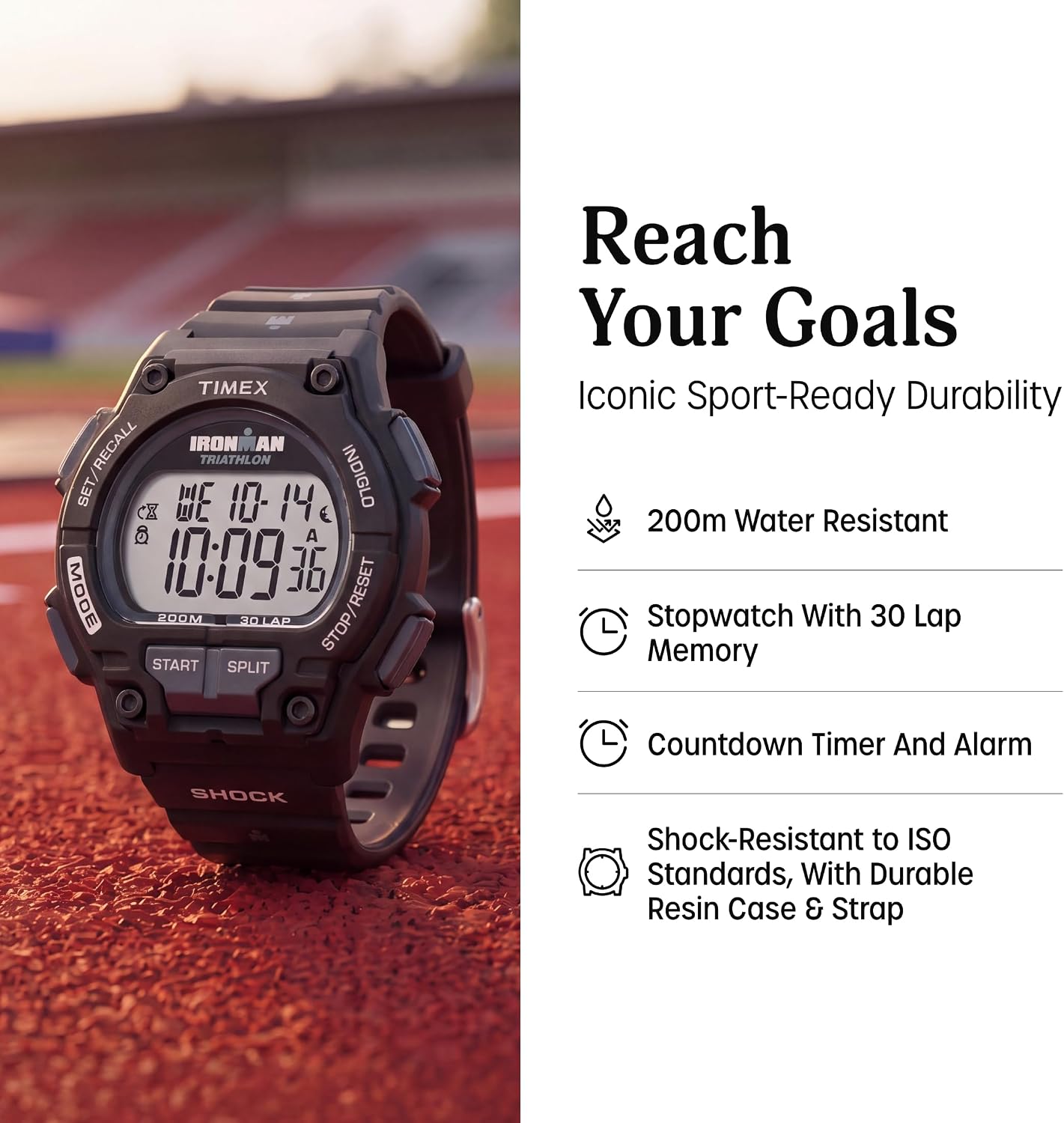 Detalle de Timex Men's Ironman Triathlon Endure 30 Shock 42mm Watch