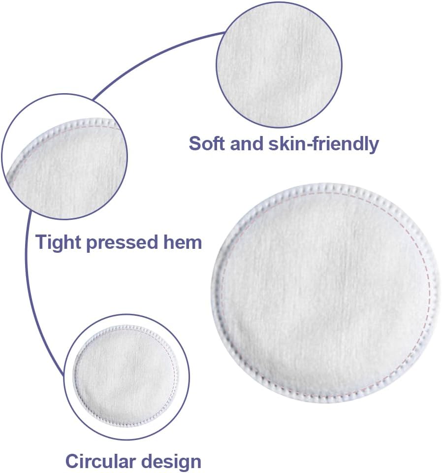 Thumbnail 4 de Tharvolex Luxury Cotton Wool Pads for Skincare – 450 Pack Dual‑Sided Makeup Remover Pads