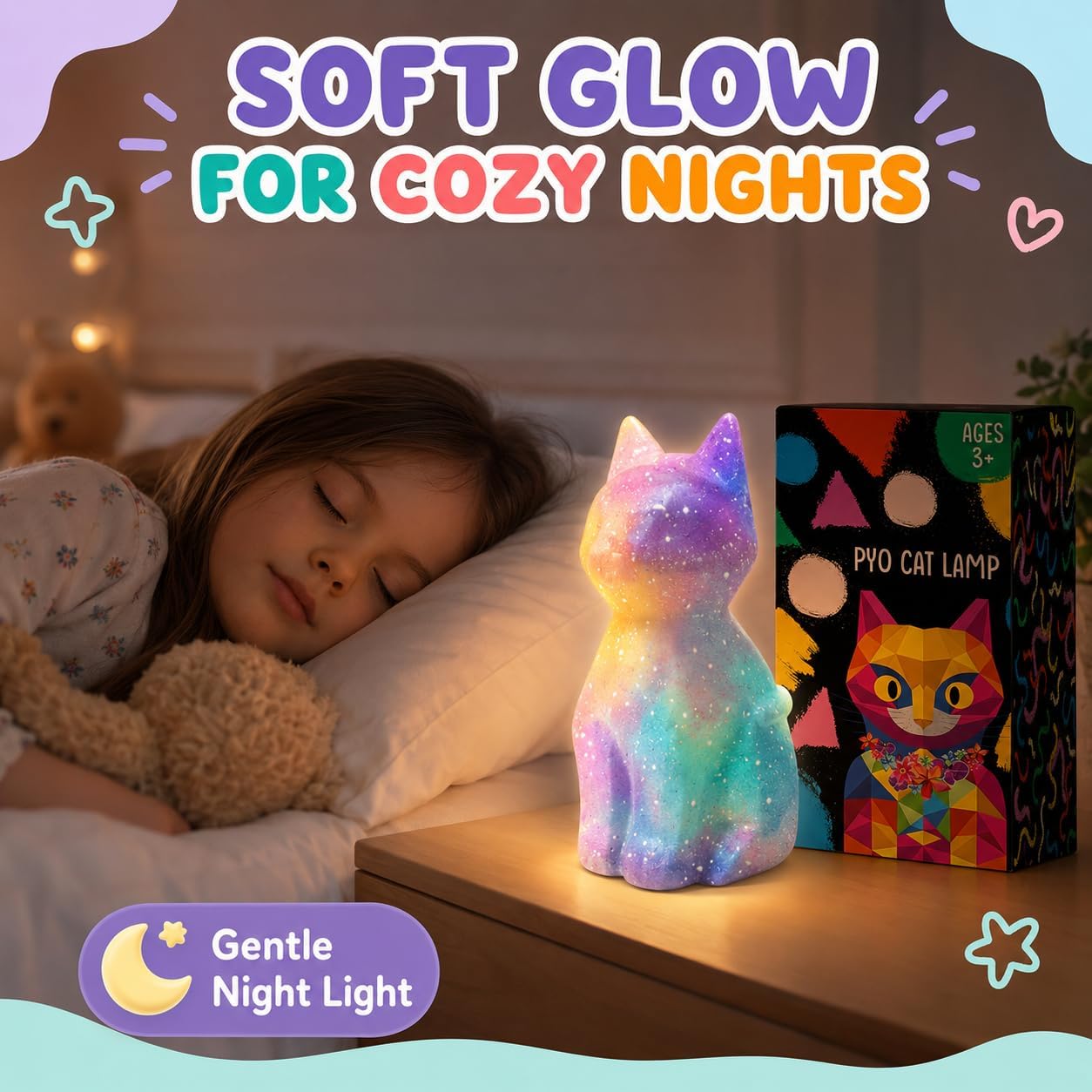 Thumbnail 5 de Goodyking Paint Your Own Cat Lamp Kit for Kids ๐จ๐ช