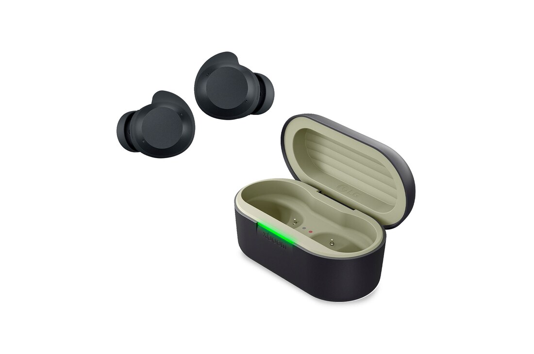 Detalle de LG xboom Buds Lite: auriculares inalámbricos con cancelación de ruido y batería de larga duración