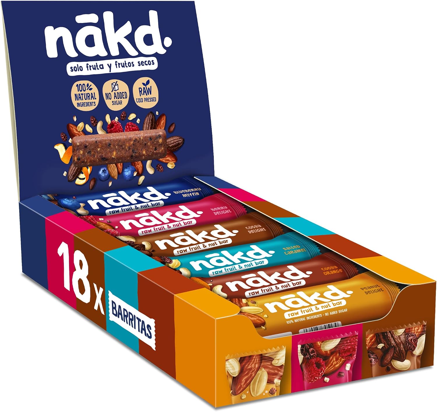 Thumbnail 6 de Nākd. Confezione Mista Nuovo Mix: Barrette crude con frutta e frutta secca (630 g)