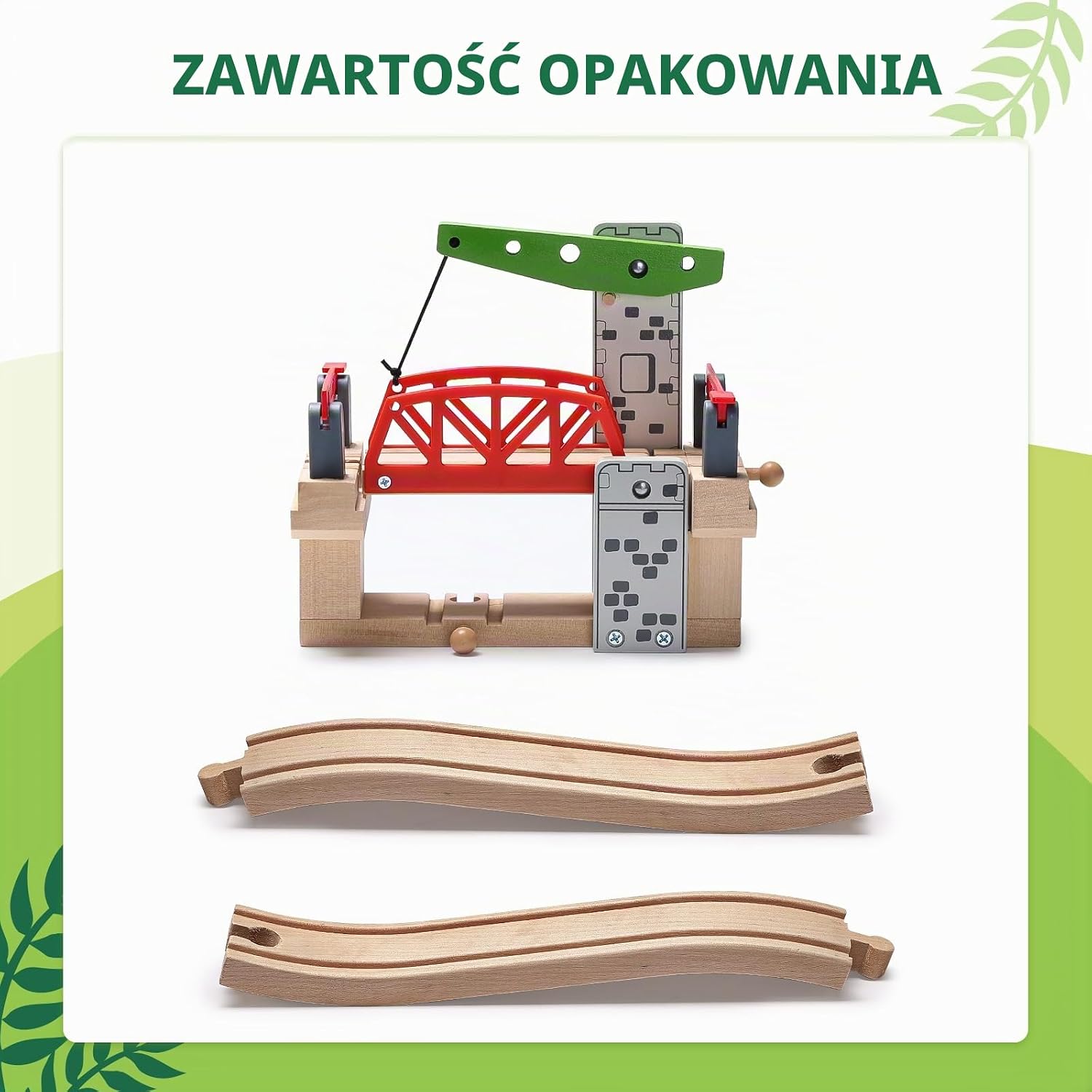 Thumbnail 6 de SainSmart Jr. 808-20-A20 – drewniany most kolejowy z korbą i szynami
