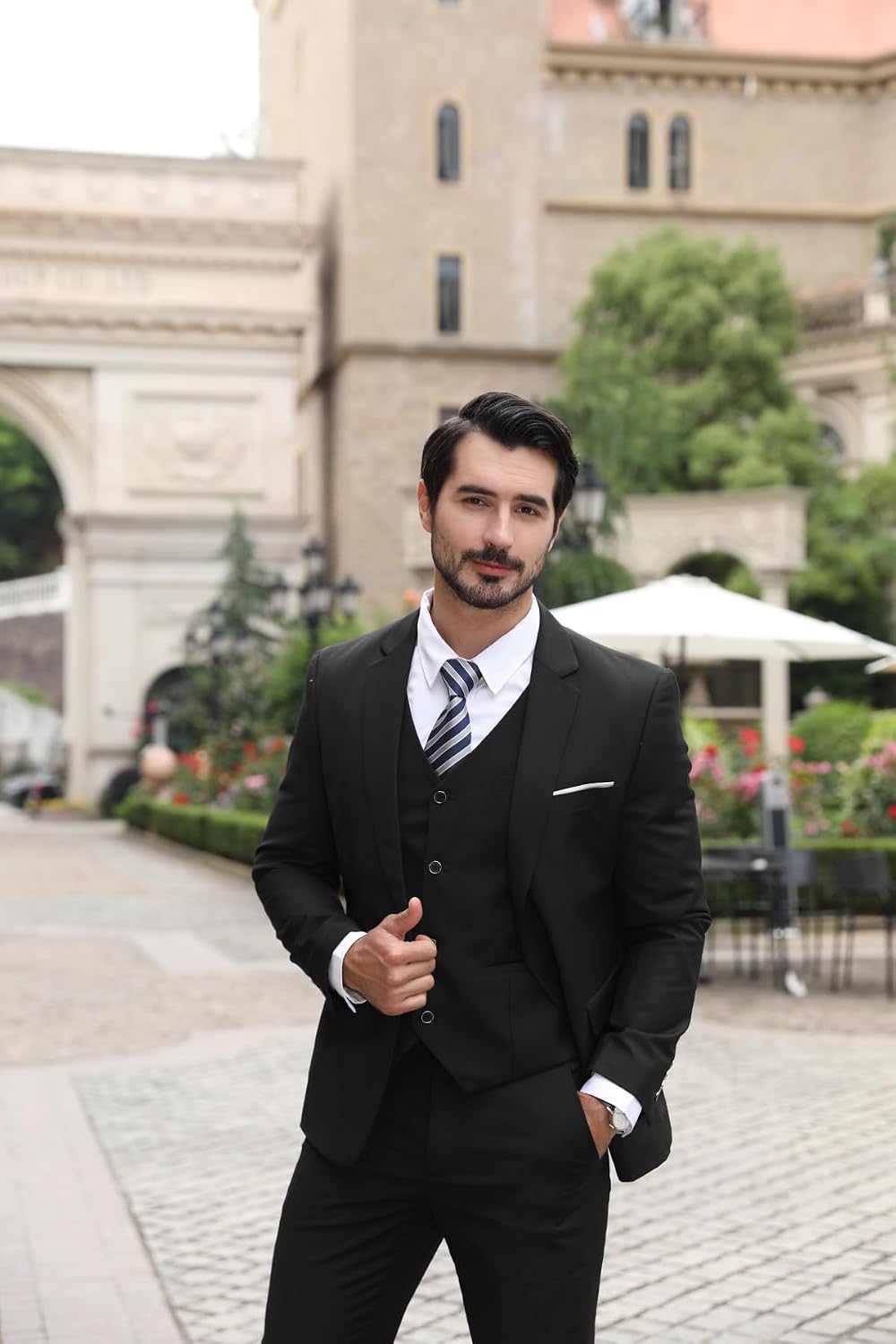 Detalle 2 de Allthemen Abito 3 Pezzi Slim Fit 👔
