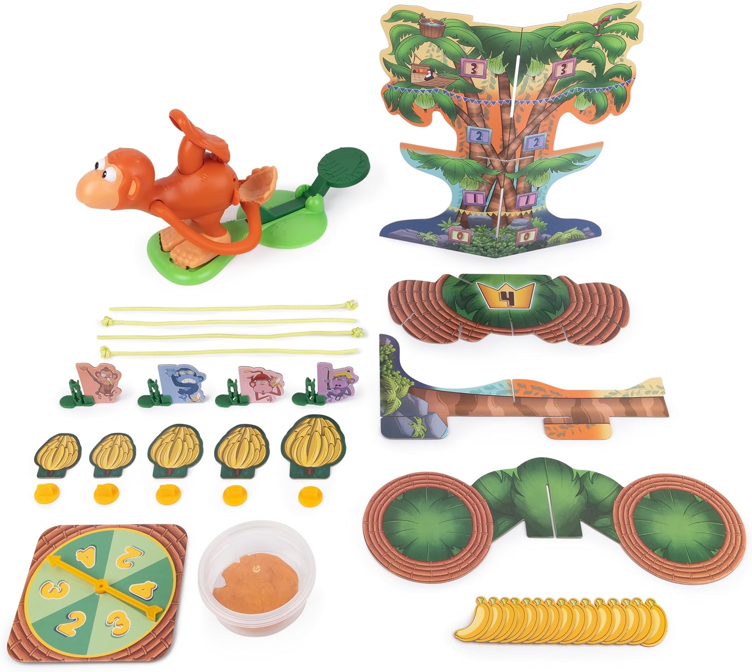 Thumbnail 6 de Spin Master Games Monkey See Monkey Poo family game with monkey flinger