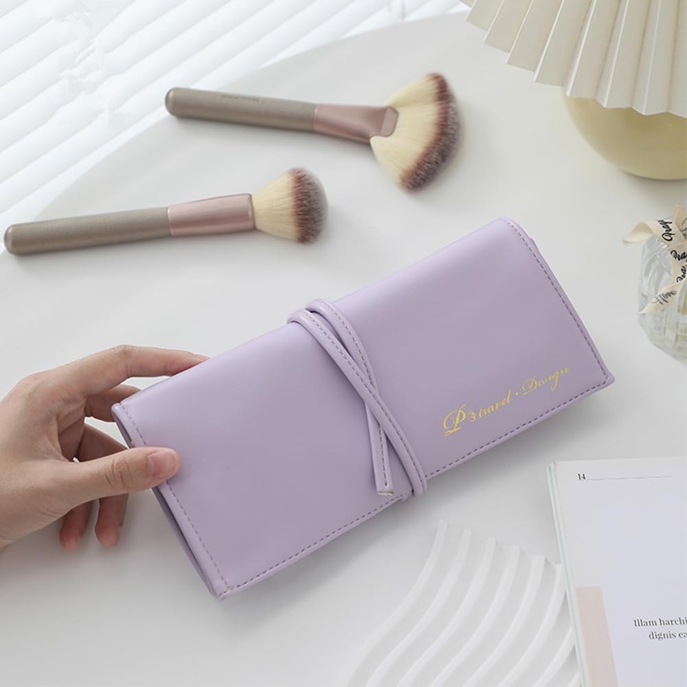 Thumbnail 6 de VanFn Travel Makeup Brush Holder: Portable Roll-Up Organizer Bag for 8+ Brushes
