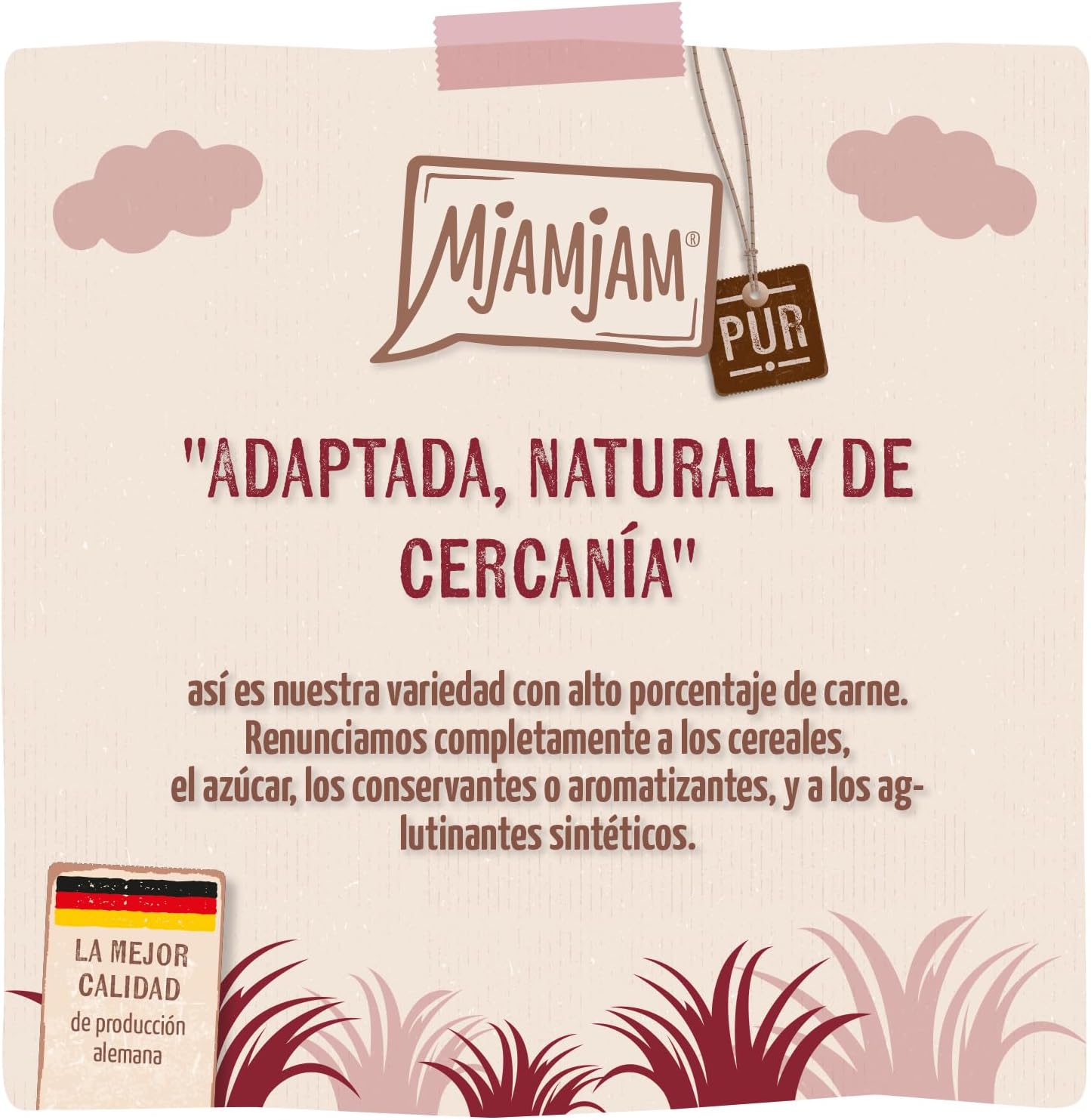 Detalle de MjAMjAM mokra karma dla kotów z kangura, bezzbożowa, monoproteinowa, 6 × 800 g