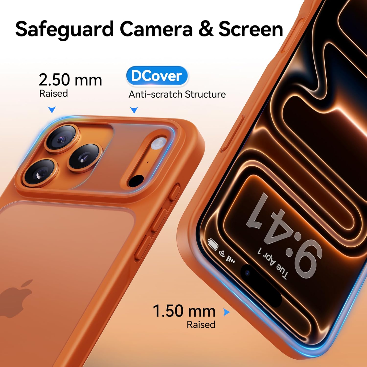 Detalle de CASEKOO Armor for iPhone 17 Pro Max 16ft protection