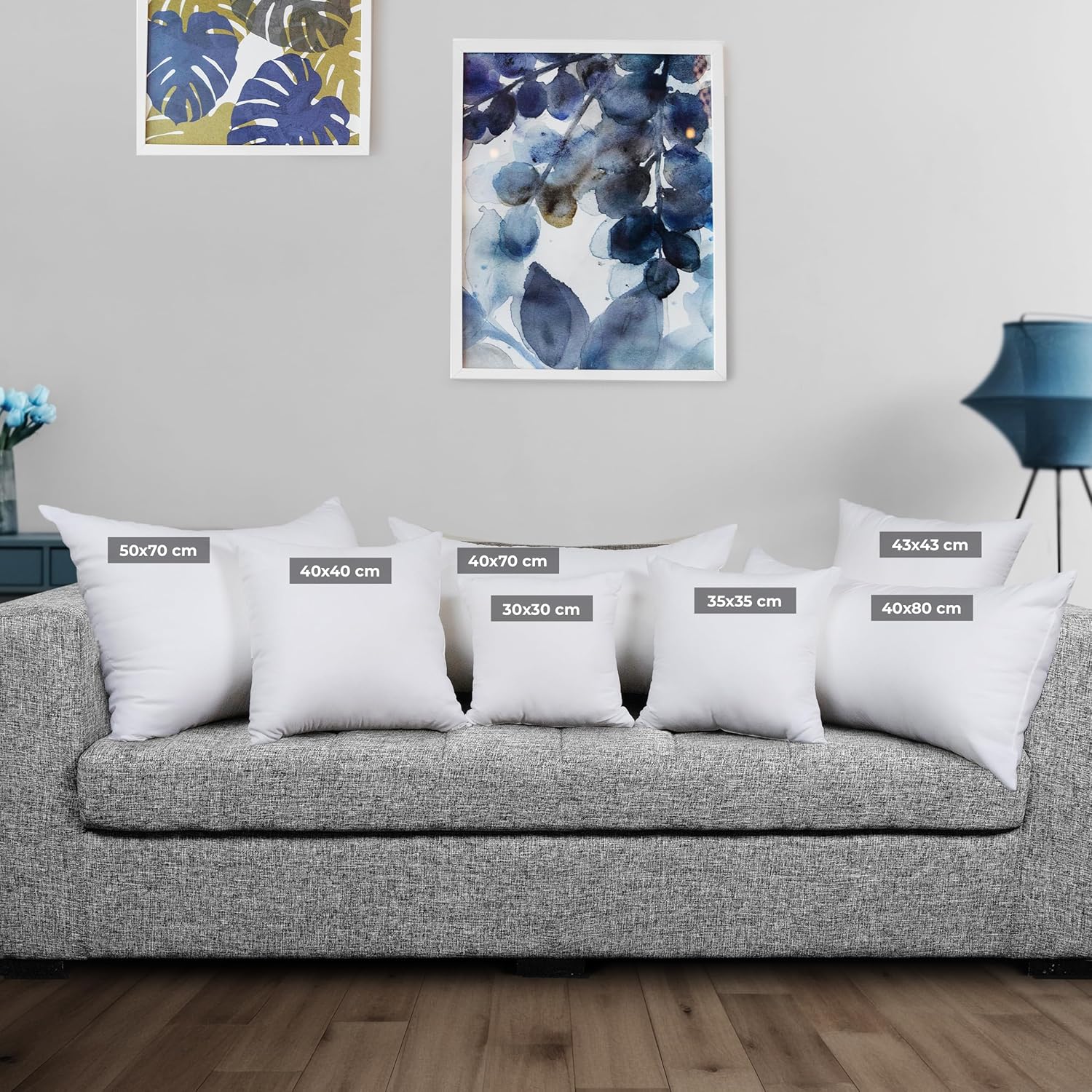 Thumbnail 2 de Utopia Bedding 2er-Set Kissenfüllung 40 x 40 cm (Innenkissen/Füllkissen) – weich & pflegeleicht