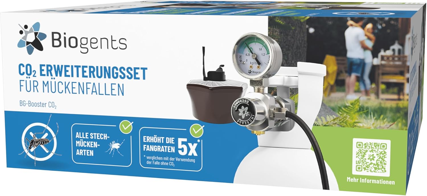 Detalle de BIOGENTS BG-Booster CO2-set voor de BG-Mosquitaire muggenval