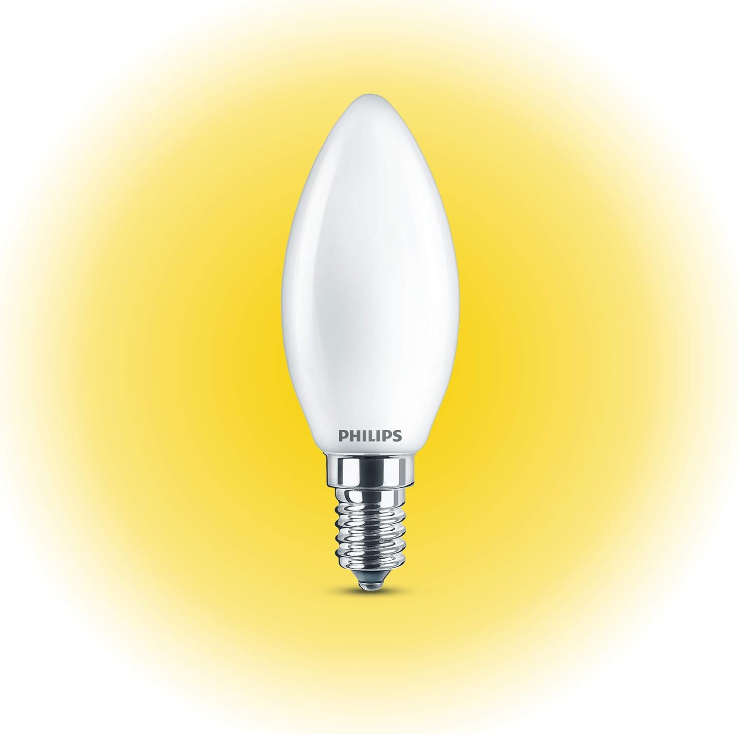 Detalle 2 de Philips LED Classic E14 4W Bombillas Blanco Cálido Pack 6