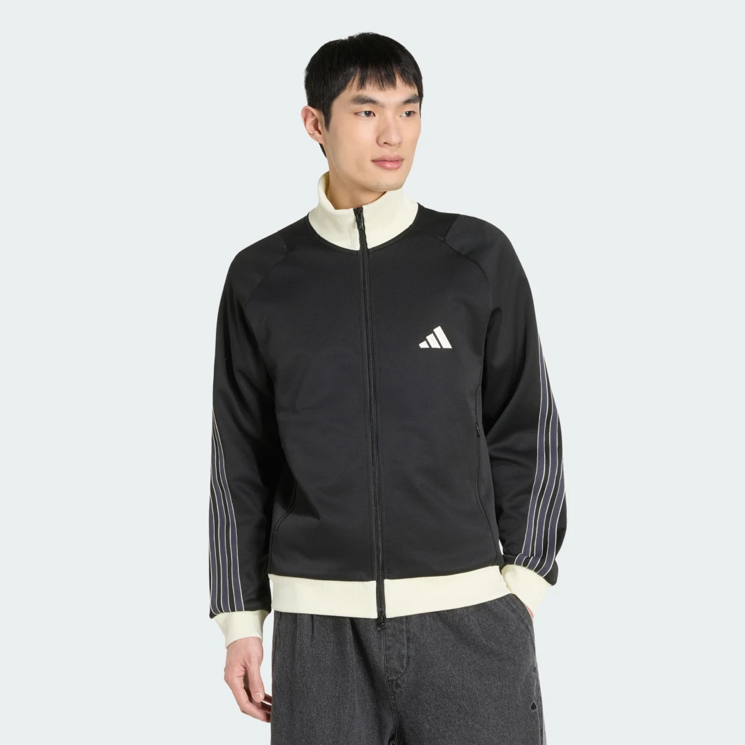 Detalle de Adidas Sudadera de corte clásico y piqué Stadium