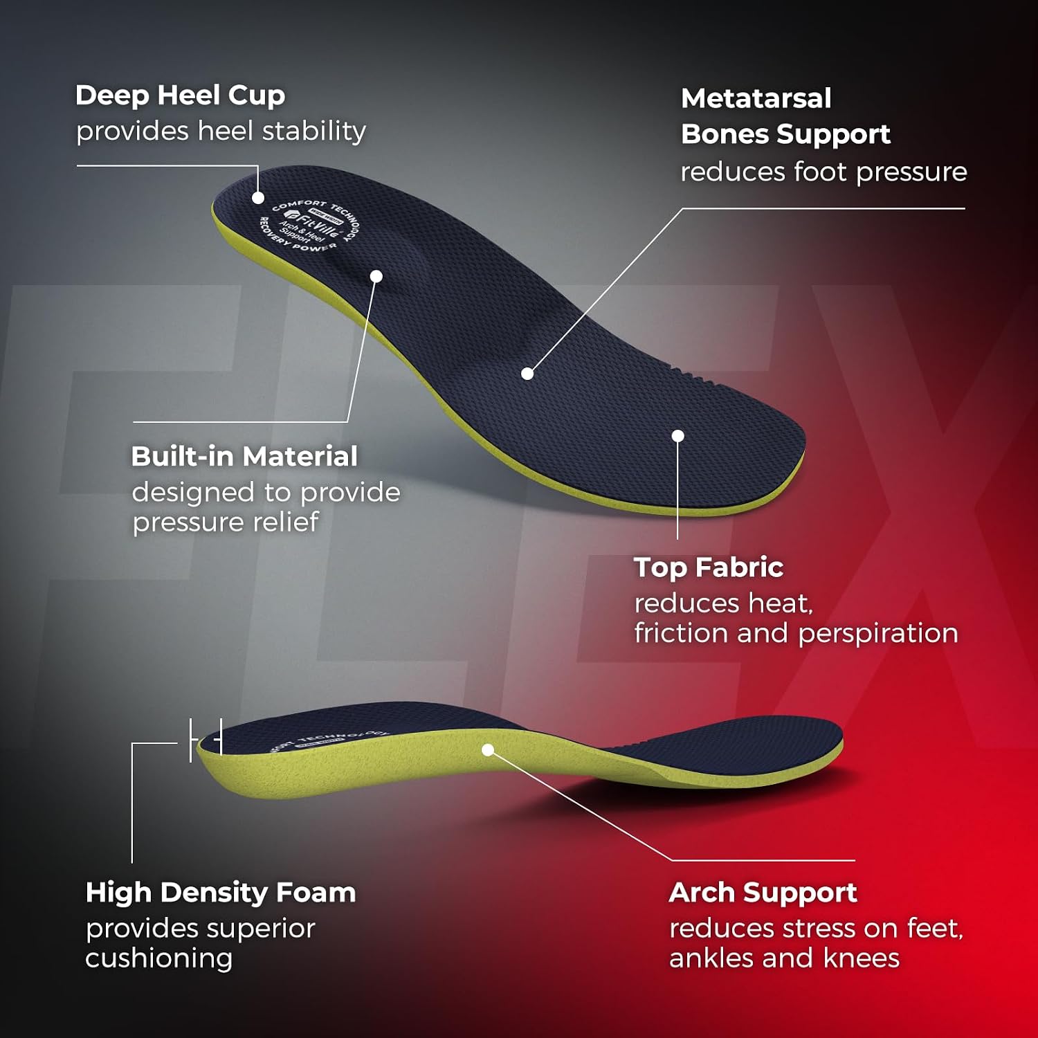 Detalle de FitVille Mens Golf Shoes: Extra Wide, Water-Resistant and Non-Slip for Outdoor Training
