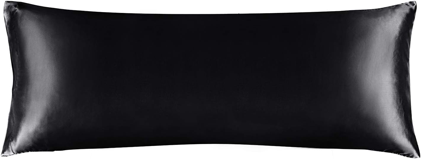 Detalle de BEDELITE Satin Body Pillowcase, 20 x 54 Inch
