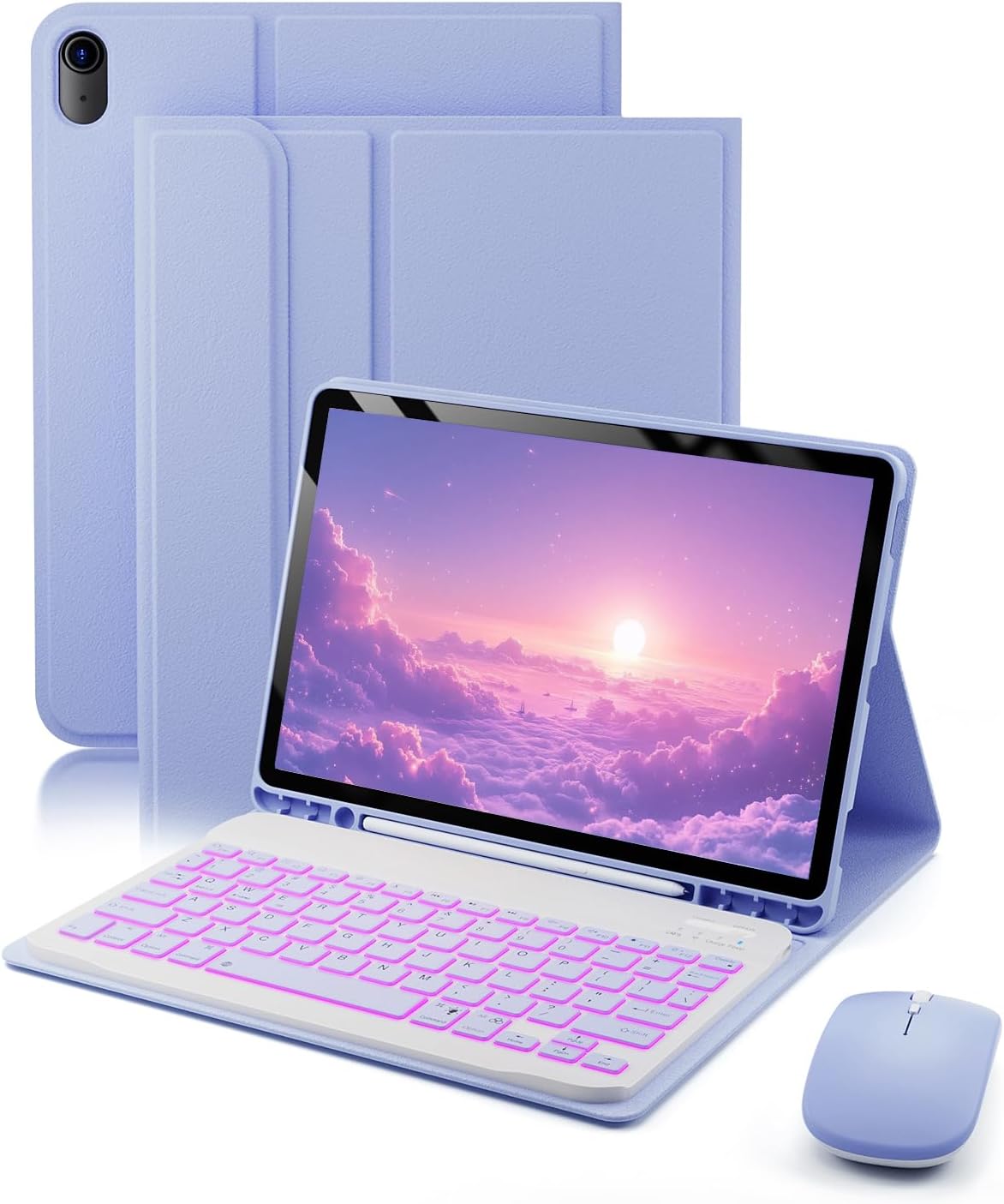 Detalle de TUNKARMOR iPad Air 11-inch/ 5th/ 4th Keyboard Case, Backlit and Magnetic