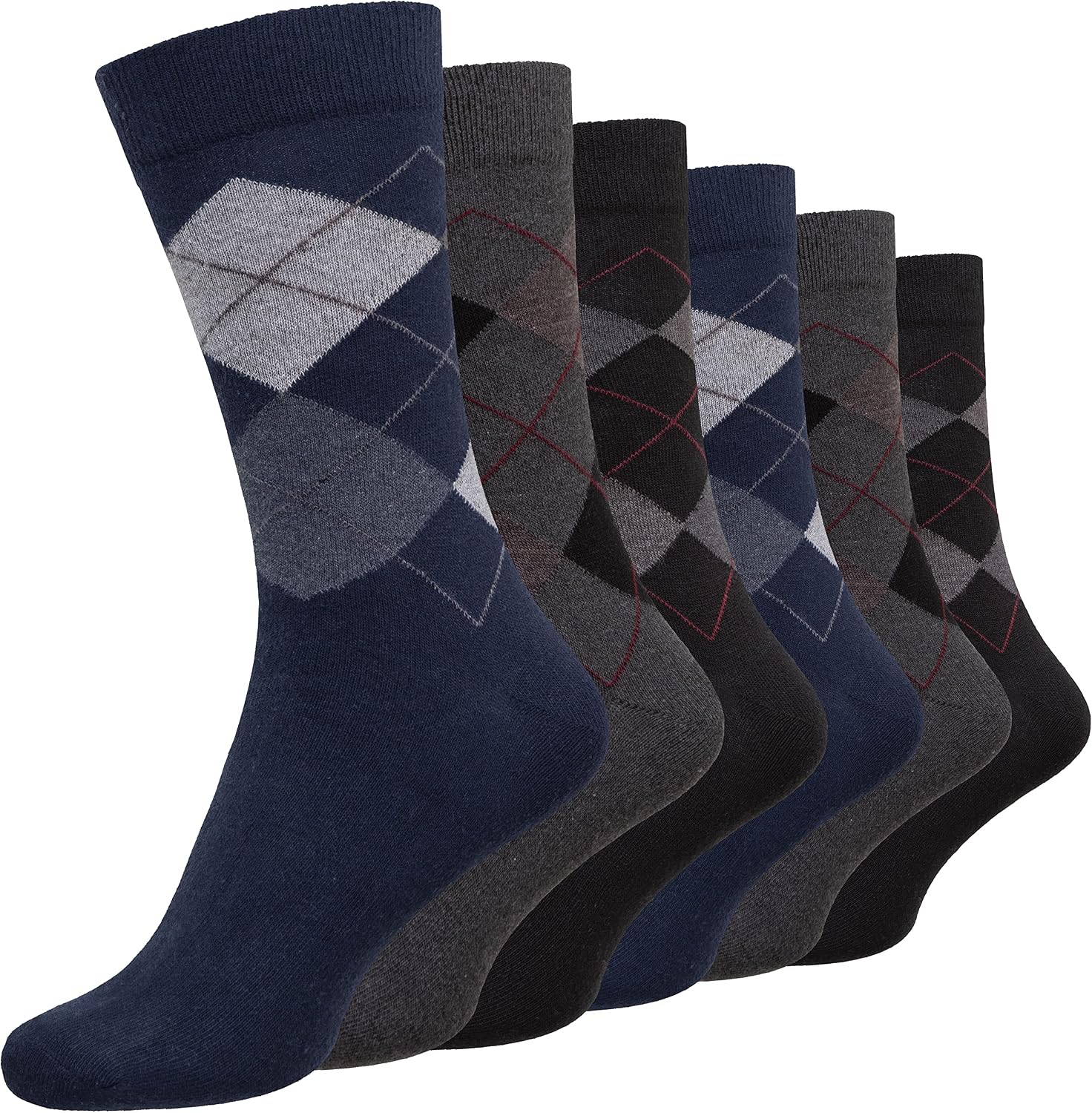 Thumbnail 1 de Cob Stallion black men’s heel-and-toe style socks multipack (6–11 UK)