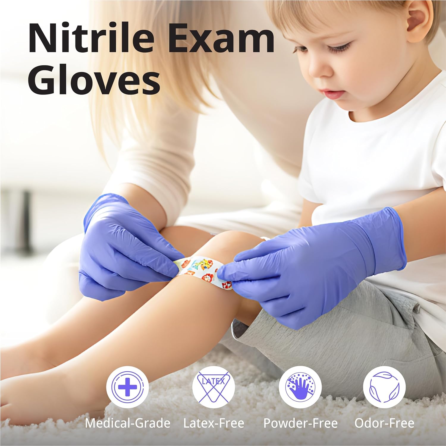 Thumbnail 4 de SwiftGrip Nitrile Exam Gloves 3mil Large
