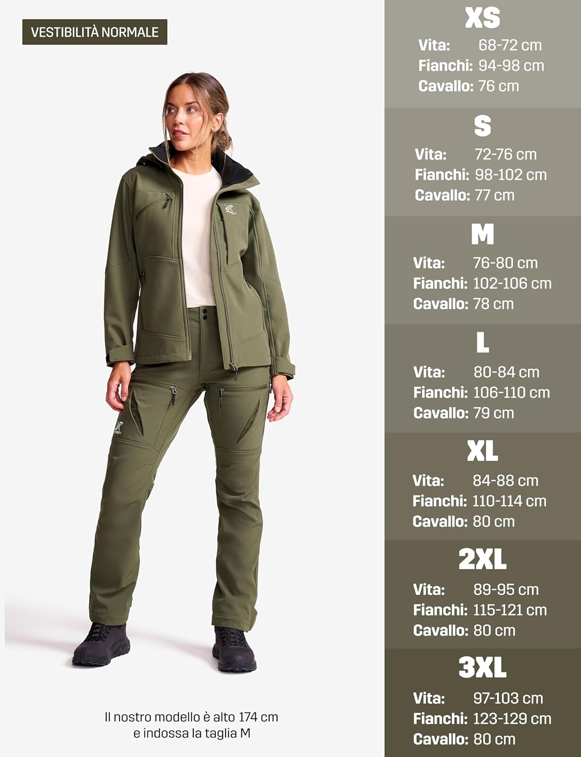 Thumbnail 2 de RevolutionRace Hiball Softshell da Donna: pantaloni da escursionismo caldi e flessibili