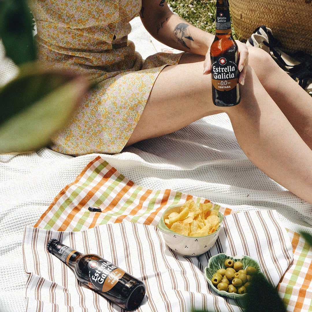 Thumbnail 4 de Estrella Galicia 0,0 Tostada 🍺 Pack 24 x 25cl - Lager sin alcohol