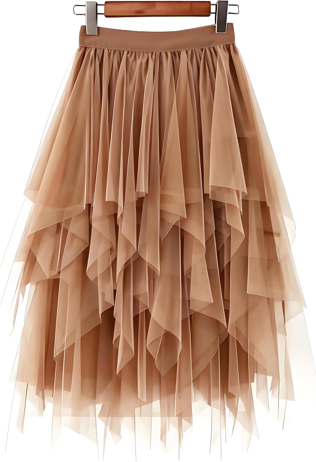 Detalle de LBKKC Tulle Skirt, Asymmetrical Midi
