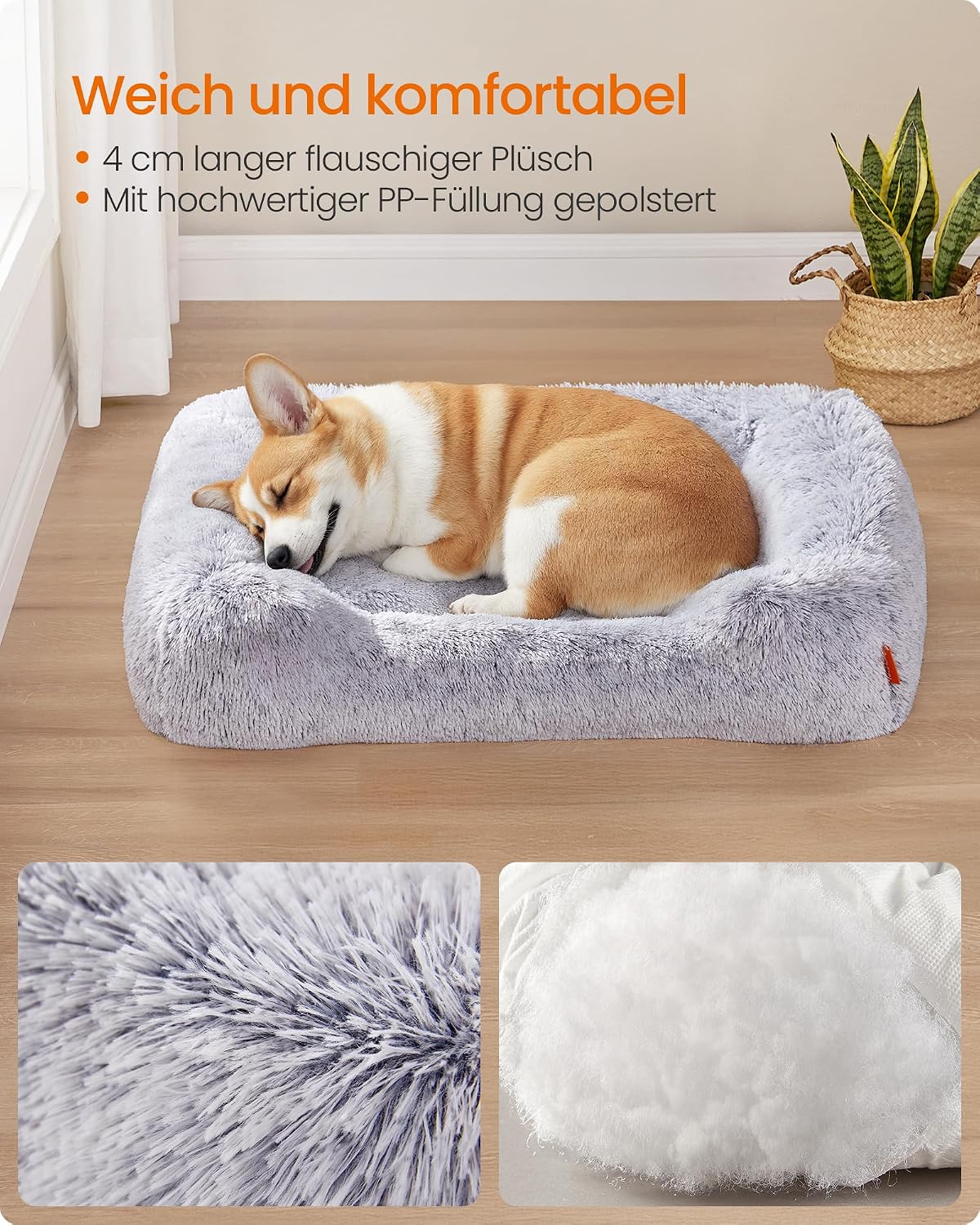 Detalle 1 de Feandrea Hundebett 91 x 68 cm bequem