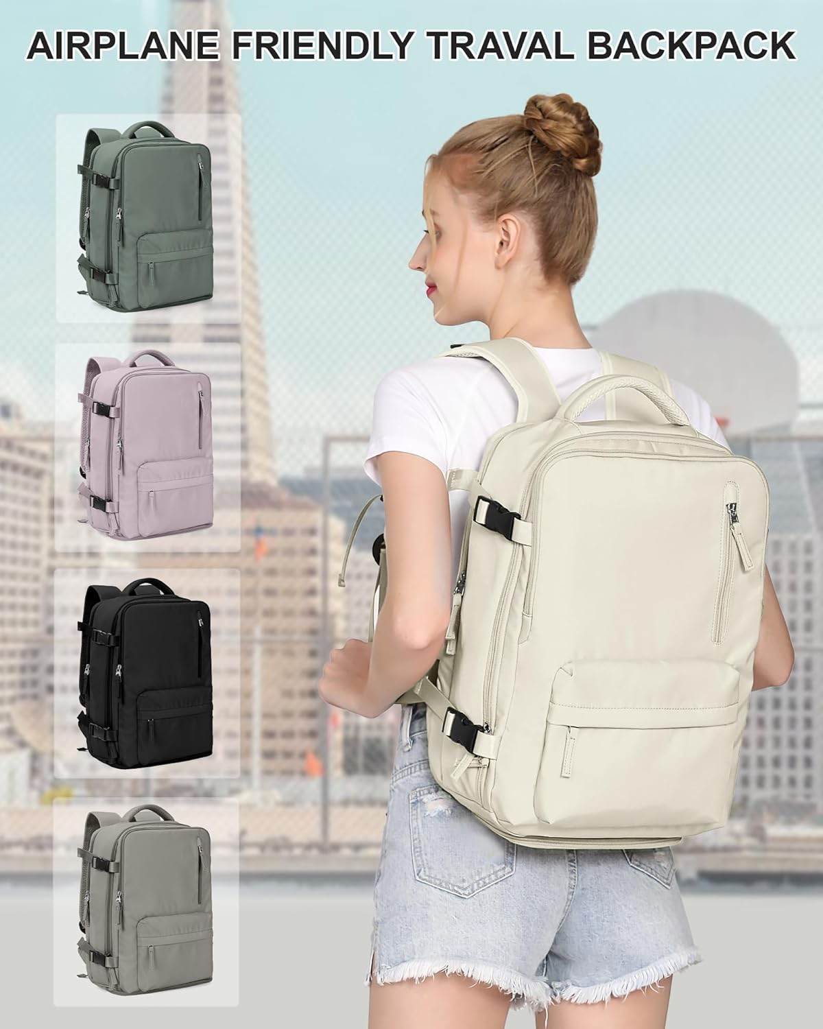 Thumbnail 6 de SZLX New Ryanair Cabin Size Bag 40x30x20 Backpack