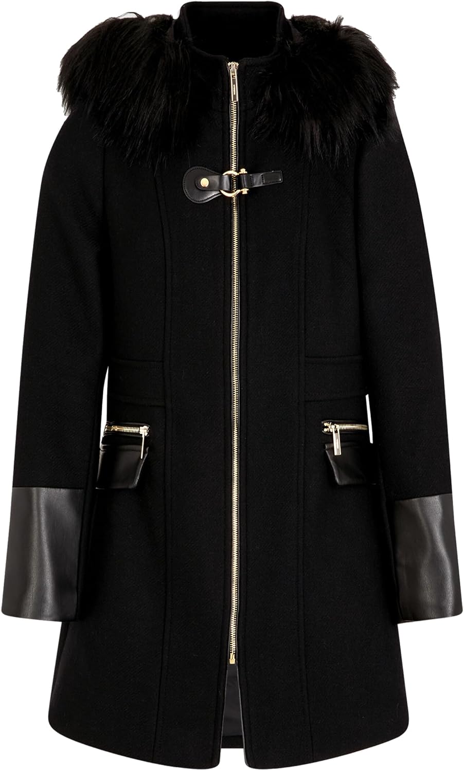 Detalle de Morgan 222-gsibil Manteau Femme – lot de 1 : élégance sobre et utilisation pensée