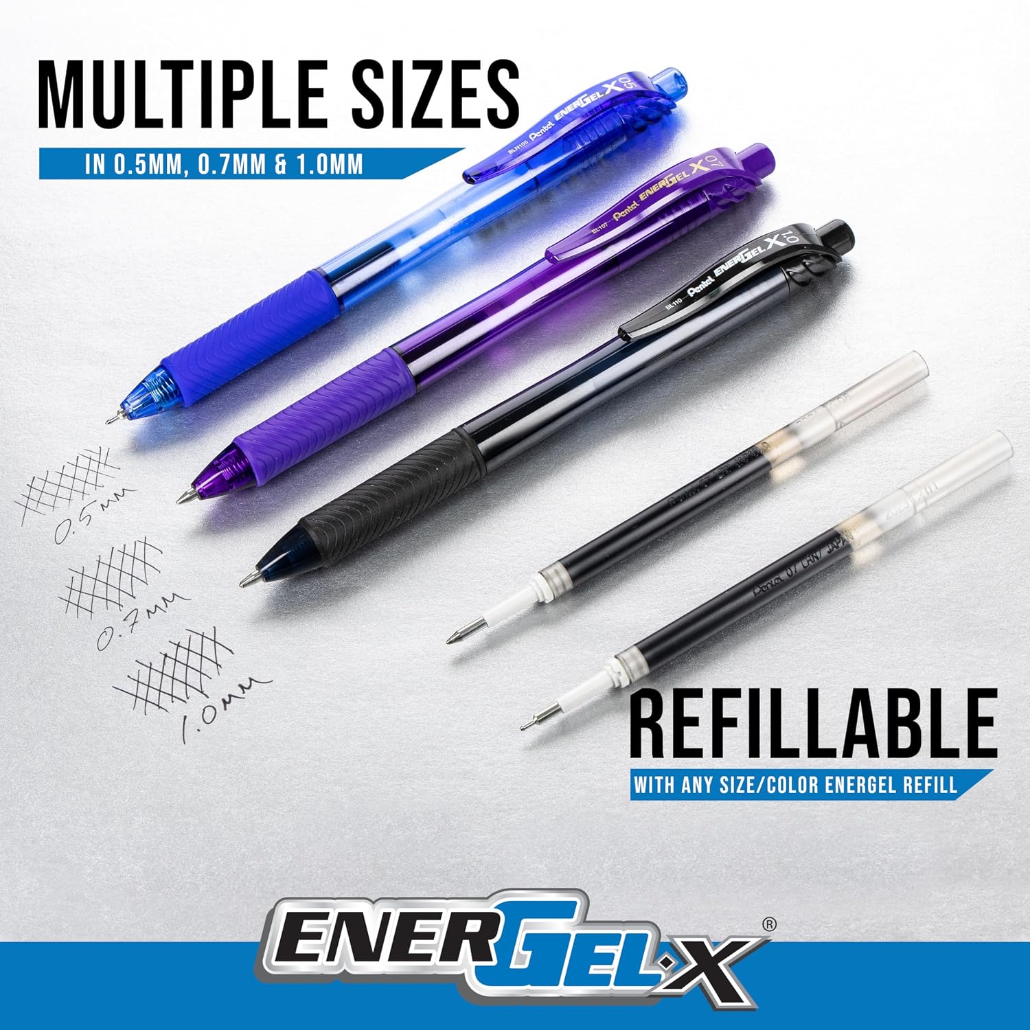 Detalle 2 de Pentel Retractable Gel Pen 0.5mm