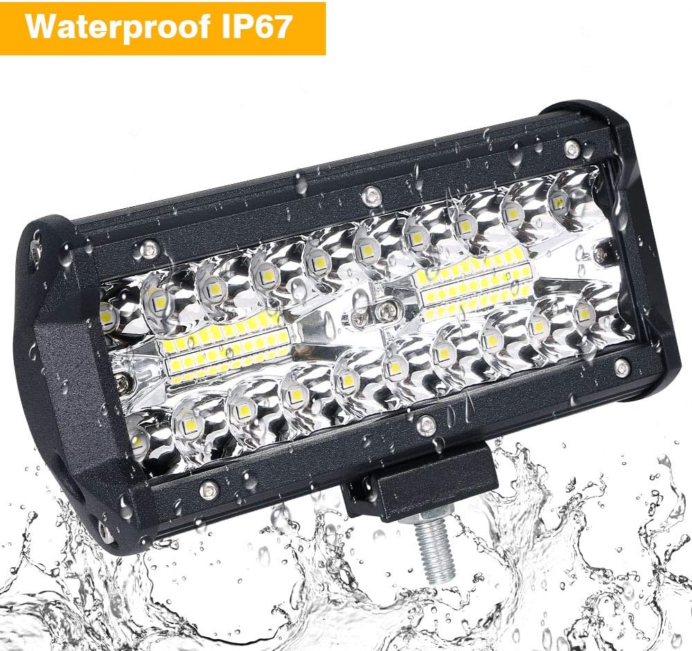 Thumbnail 5 de URAQT LED Arbeitsscheinwerfer 2x120W (7 Zoll) – wasserdichte Offroad-Zusatzscheinwerfer