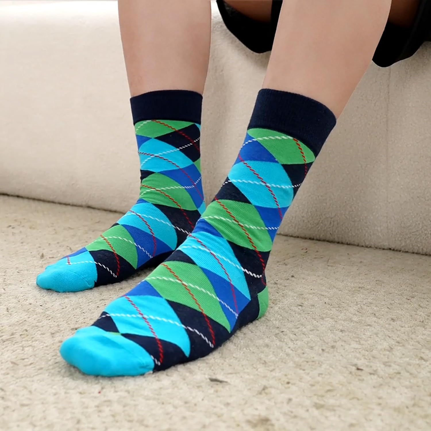 Detalle 1 de WeciBor Herren Socken 12 Paar EU 39-42