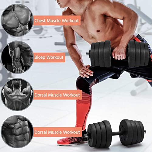 Thumbnail 3 de Yaheetech Mancuernas Ajustables 15 kg 🏋
