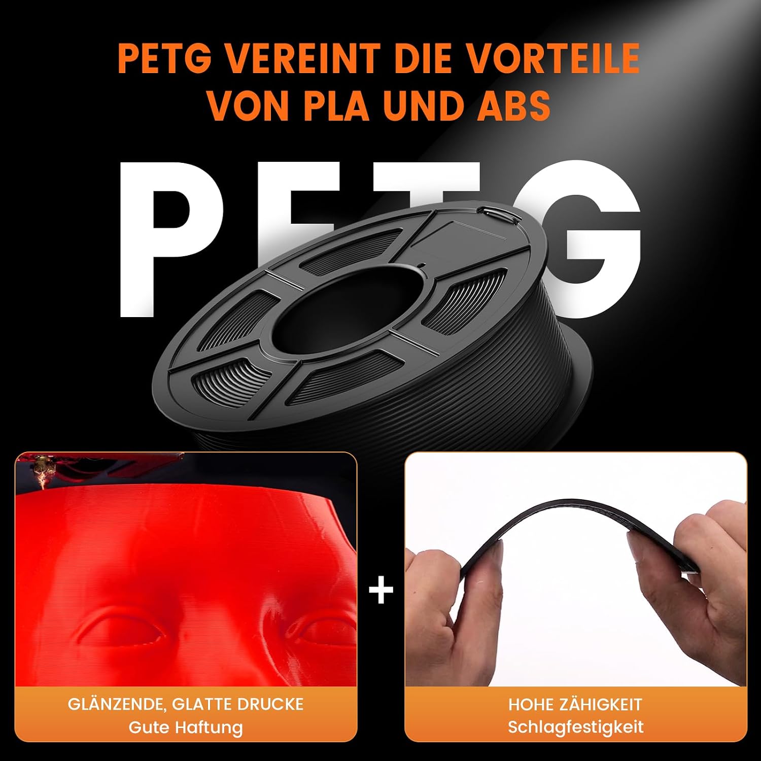 Thumbnail 1 de TECBEARS PETG Filament 1,75 mm 1 kg