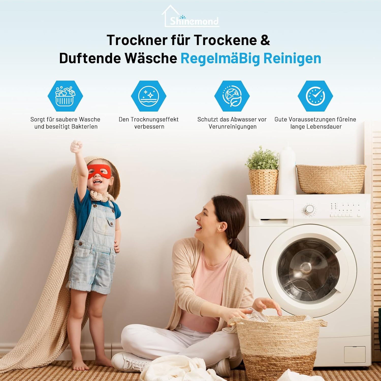 Detalle de Shinemond Wartungssklappe Serviceklappe 646776/00646776 – kompatibel mit Bosch/Siemens Trocknern