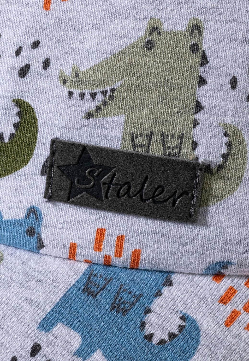 Detalle de Sterntaler Basecap Krokodile – Jungen Baseball Cap aus Melange-Singlejersey mit UV-Schutz 50+