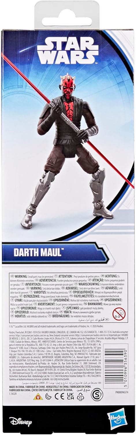 Thumbnail 3 de Star Wars Titan Series - Figurine Dark Maul 30 cm avec 2 Accessoires