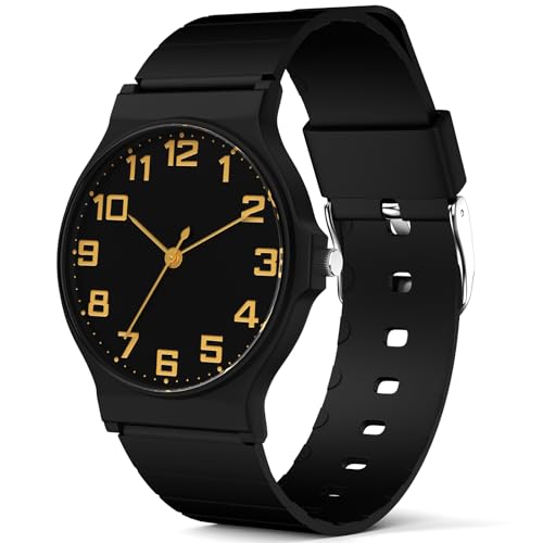 Detalle de SOCICO Kids Analog Watch – 30M Waterproof, Easy Read Timepiece for Ages 8–16