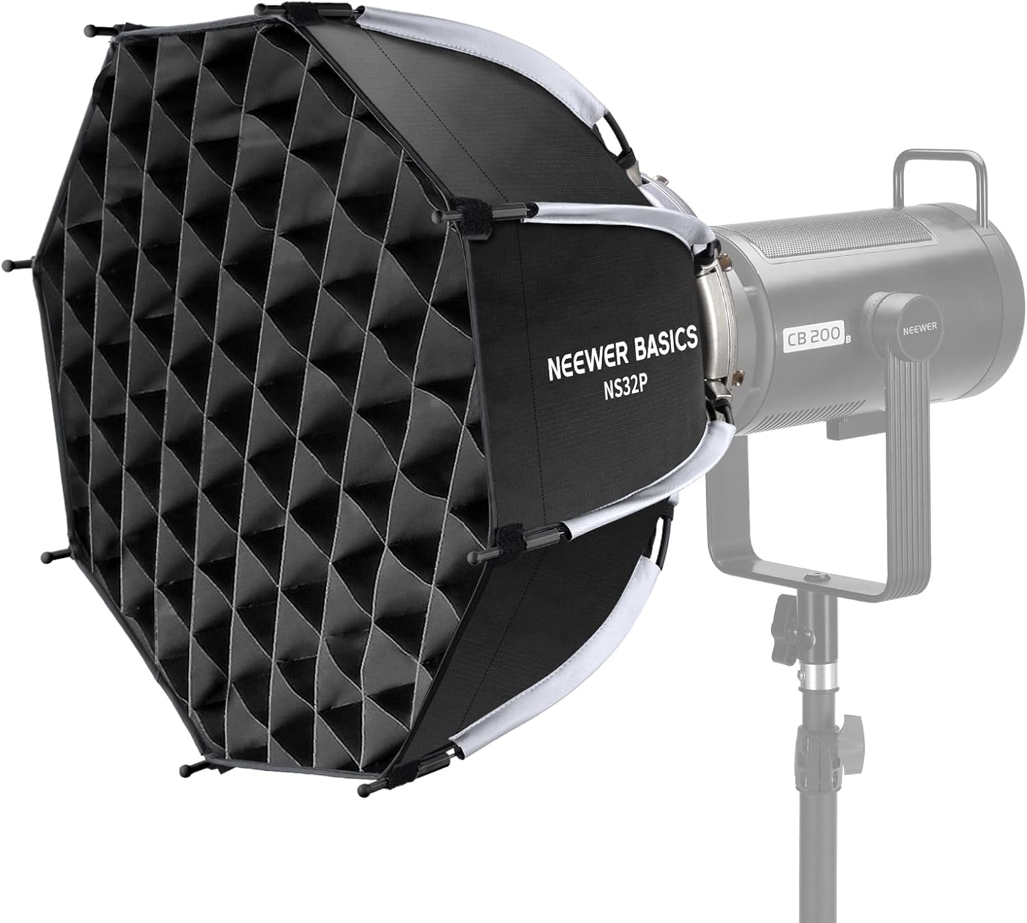 Thumbnail 6 de NEEWER Basics Octagonal Softbox Kit NS33P for Studio Lighting