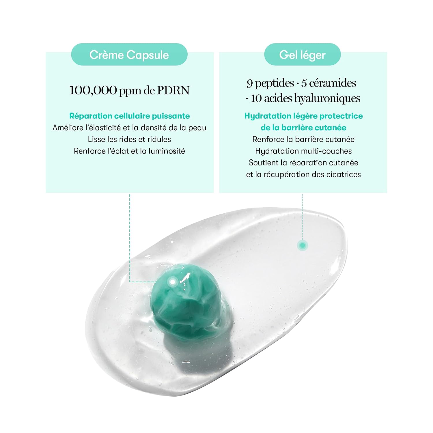 Detalle de VT COSMETICS Crema en Cápsulas PDRN 100: Hydrating, Firming & Glow in a Jar