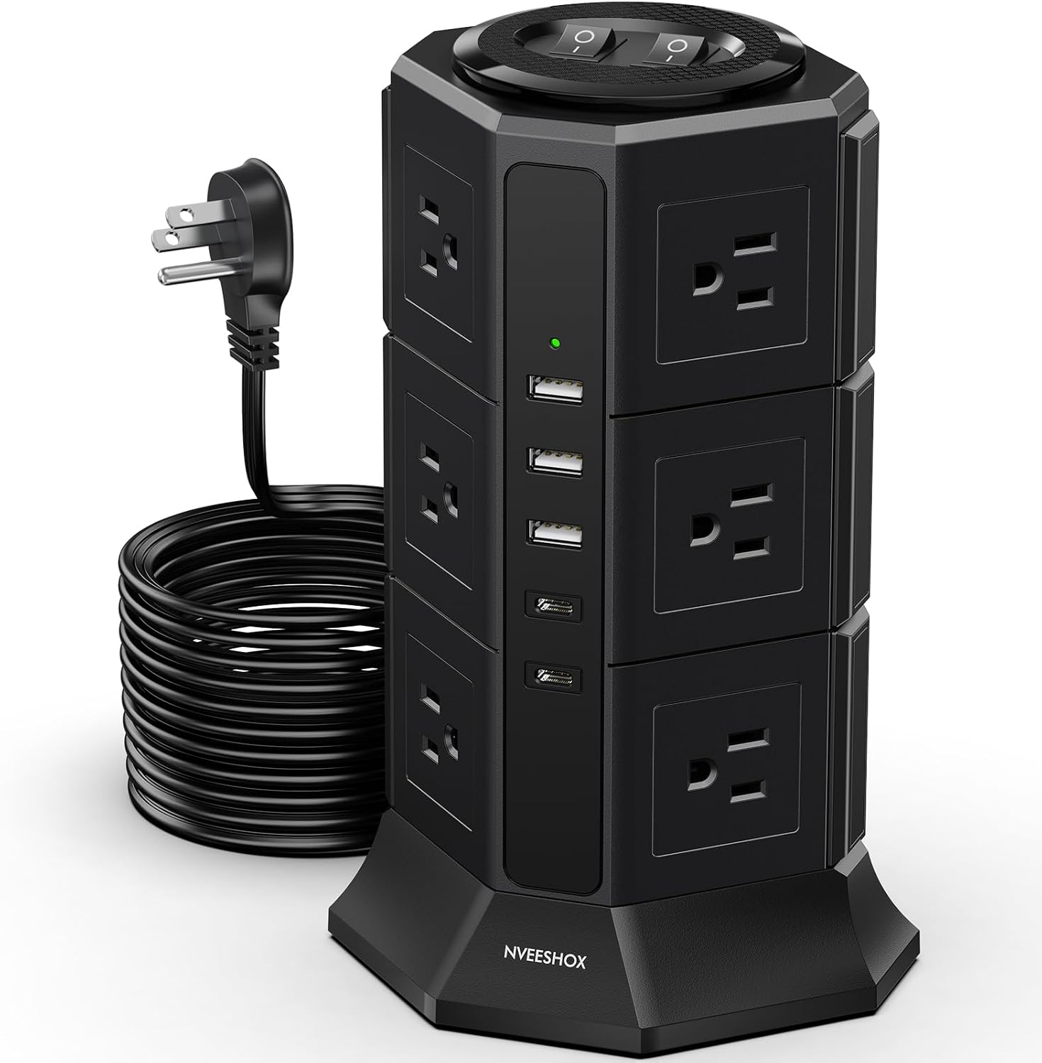 Detalle de Surge Protector Tower 17 in 1, 10FT