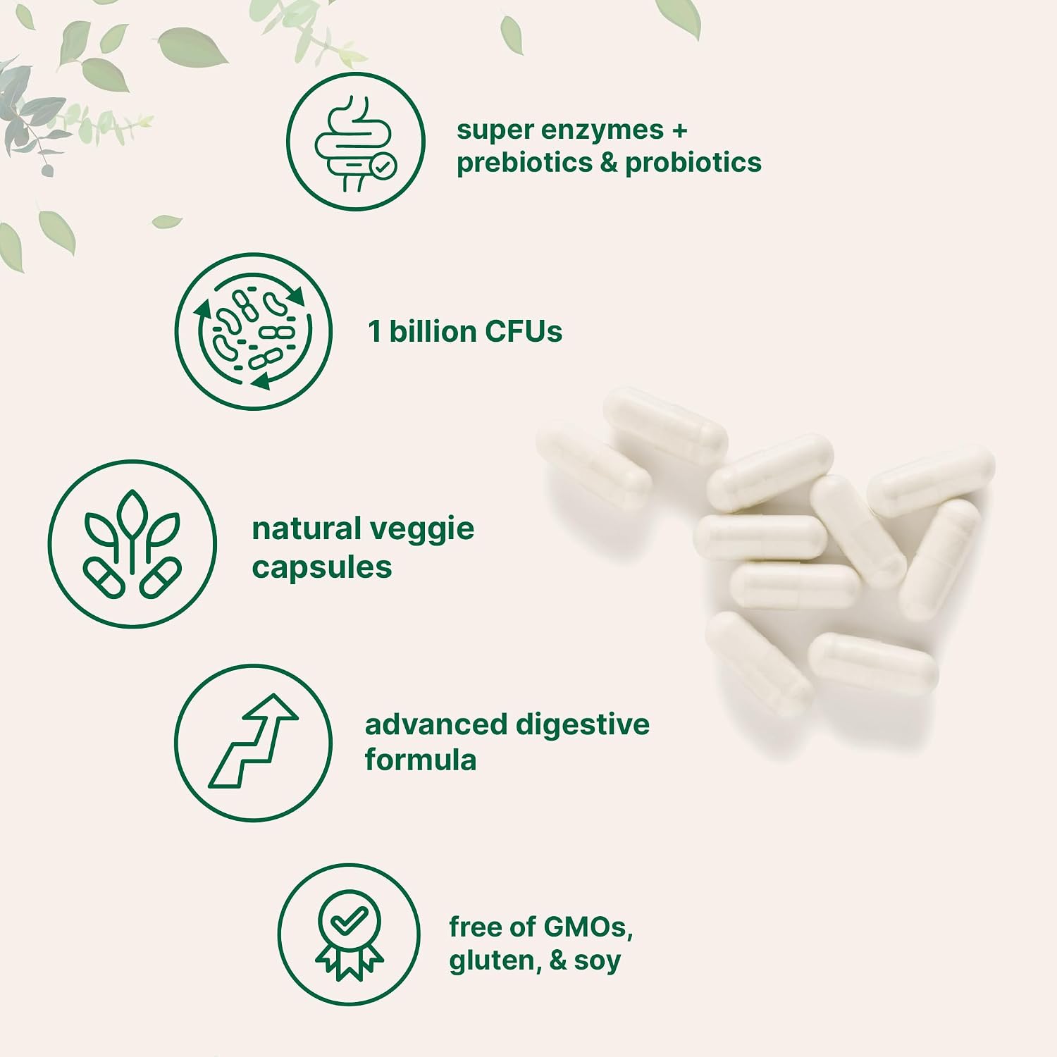 Thumbnail 2 de Micro Ingredients Digestive Enzyme Supplement, 240 Veggie Capsules